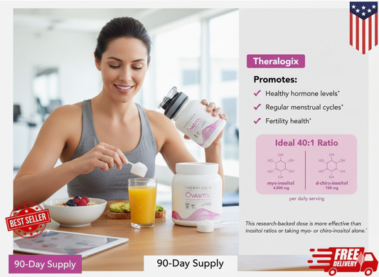 Theralogix Ovasitol Myo & D-Chiro Inositol Powder 90 Day Supply - New Sealed